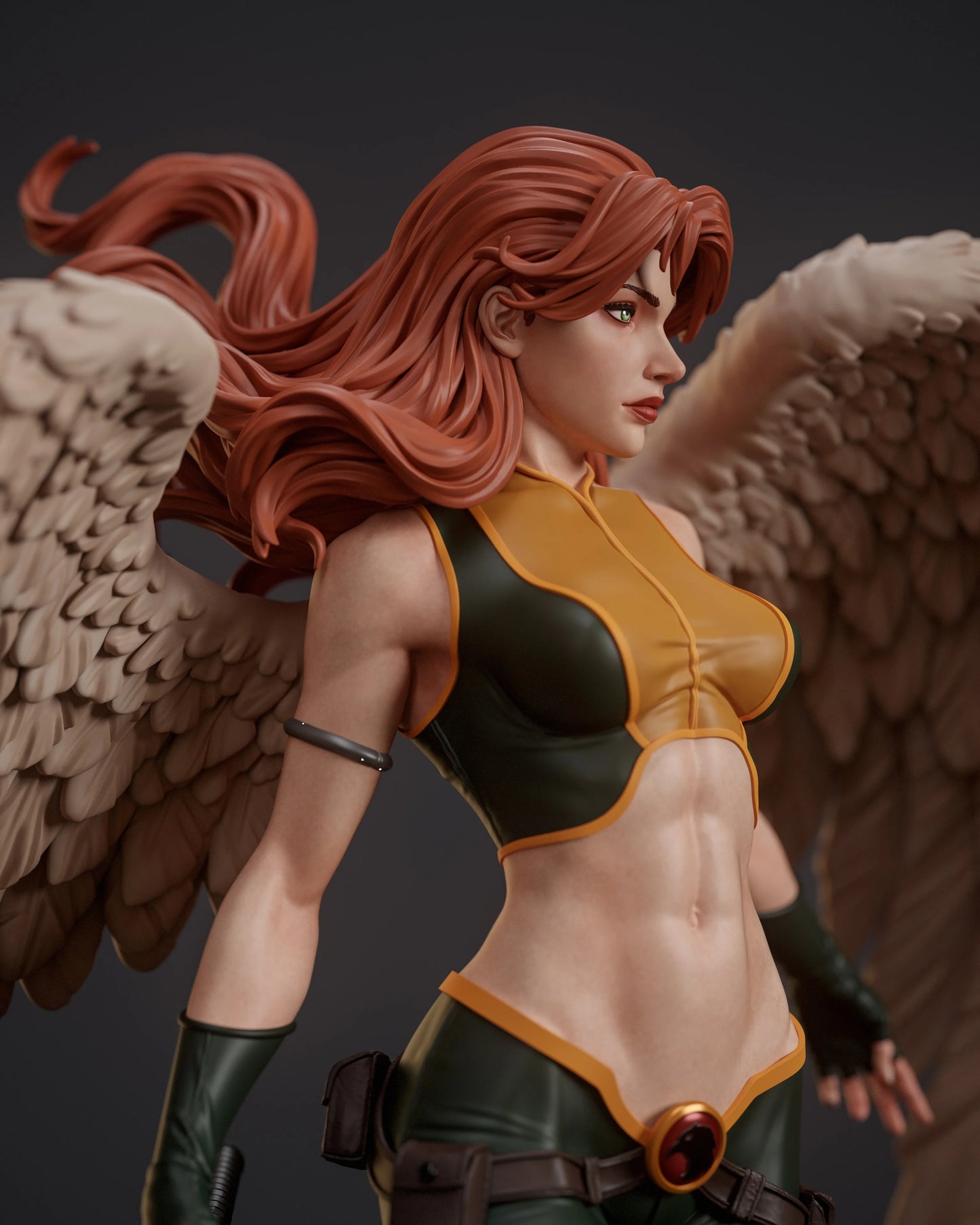 Hawkgirl Resin Fan Art - MTO (Abe3D)