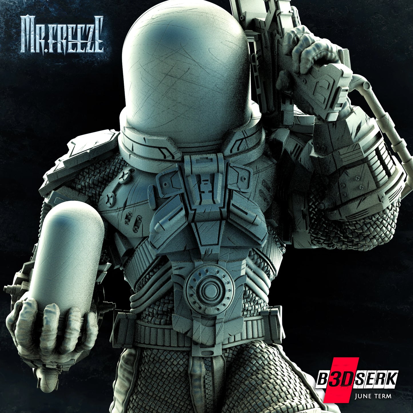 Mr. Freeze Resin Sculpture Fan Art Pro Painted - MTO