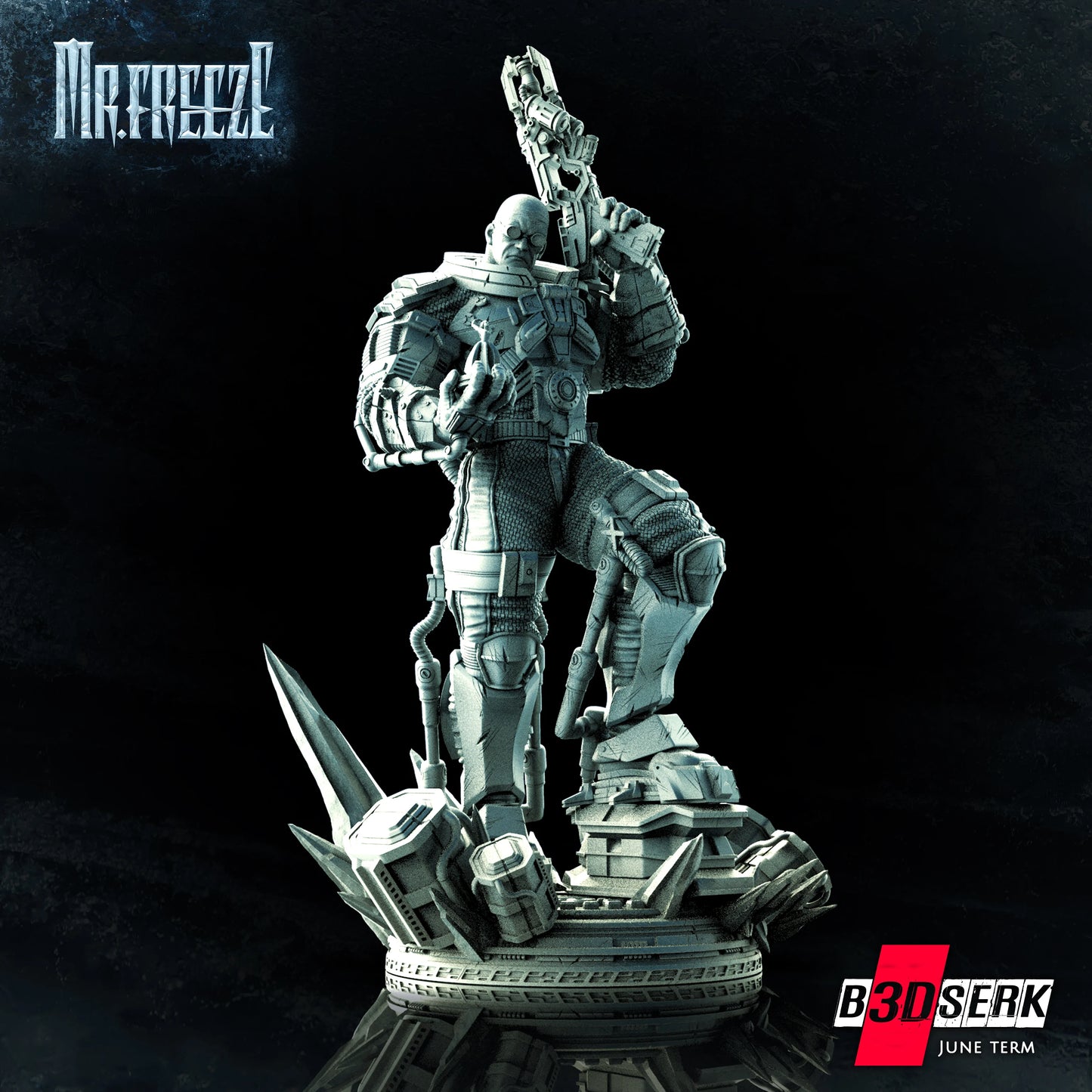 Mr. Freeze Resin Sculpture Fan Art Pro Painted - MTO