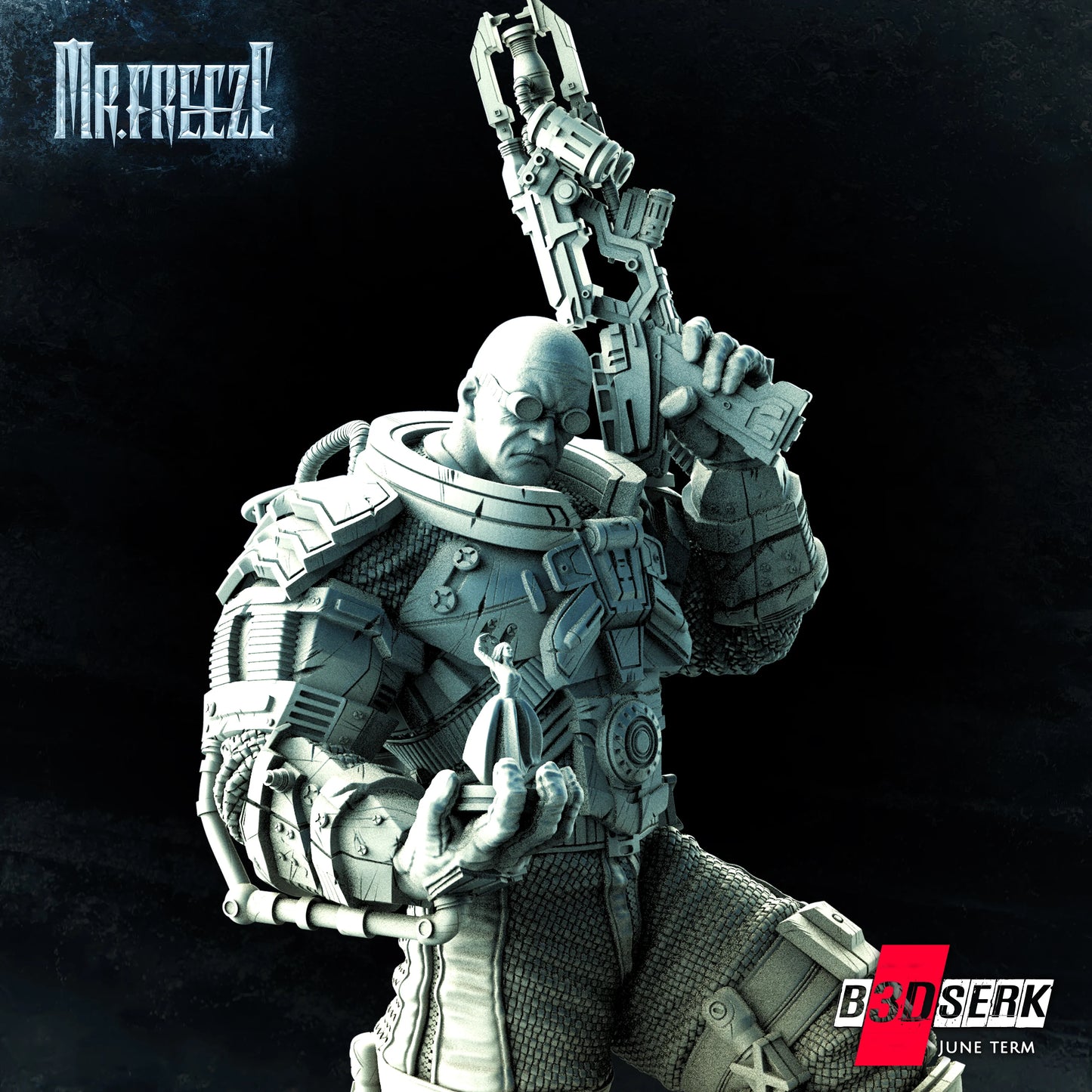 Mr. Freeze Resin Sculpture Fan Art Pro Painted - MTO