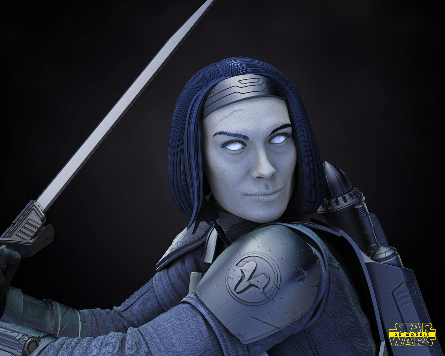 Bo Katan Resin Fan Art Pro Painted - MTO