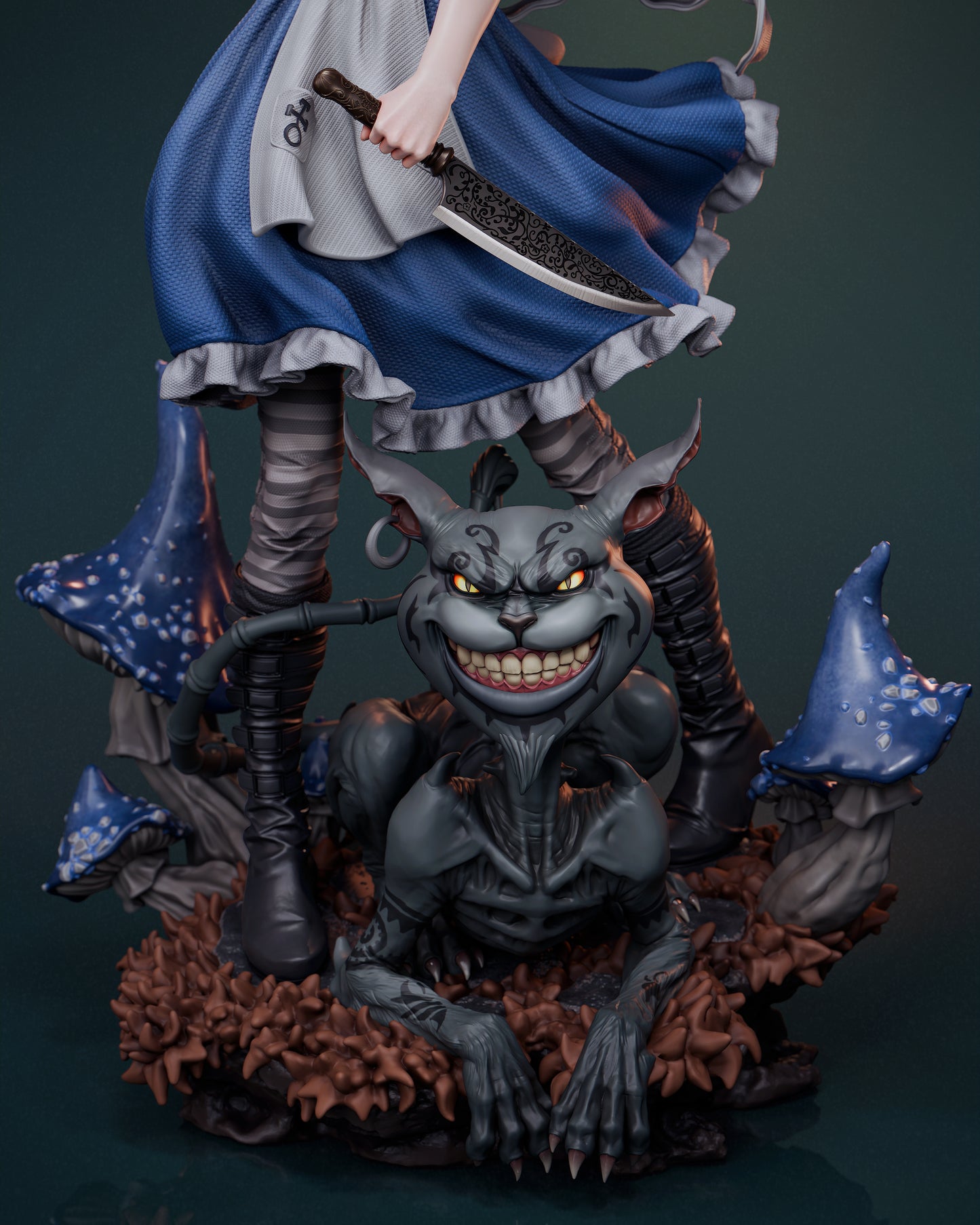 Alice in Wonderland Resin Fan Art - MTO (Design by Abe3D)