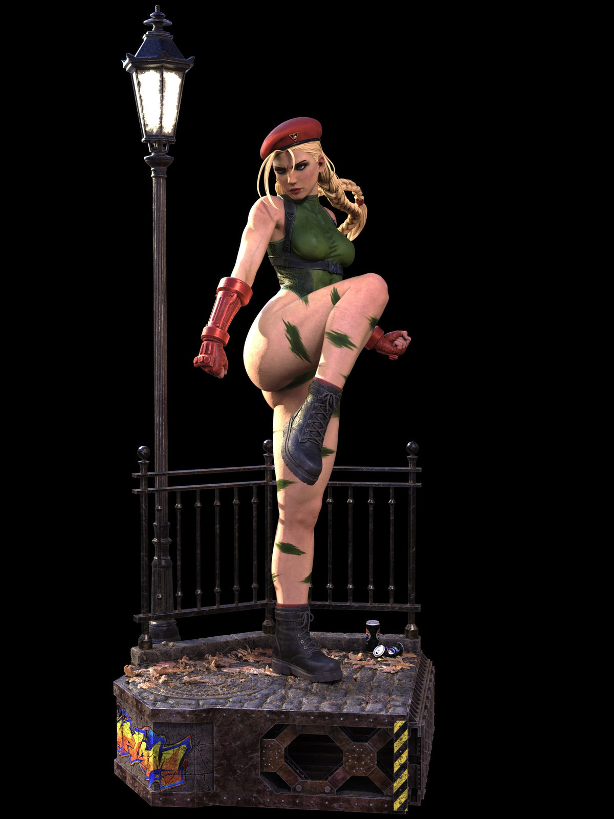 Cammy Street Fighter Resin Art (Design by Godlink)