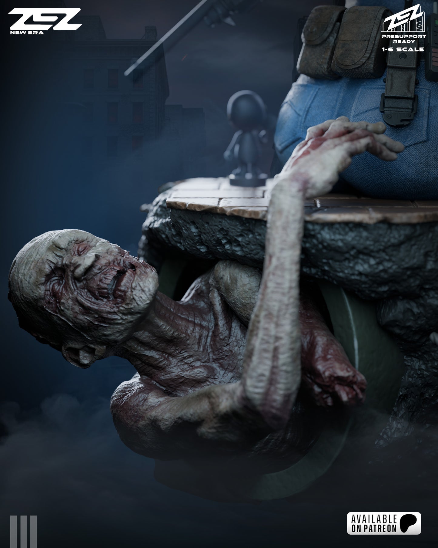 Jill Valentine - Resin Art MTO (Designed by ZEZ Studios)