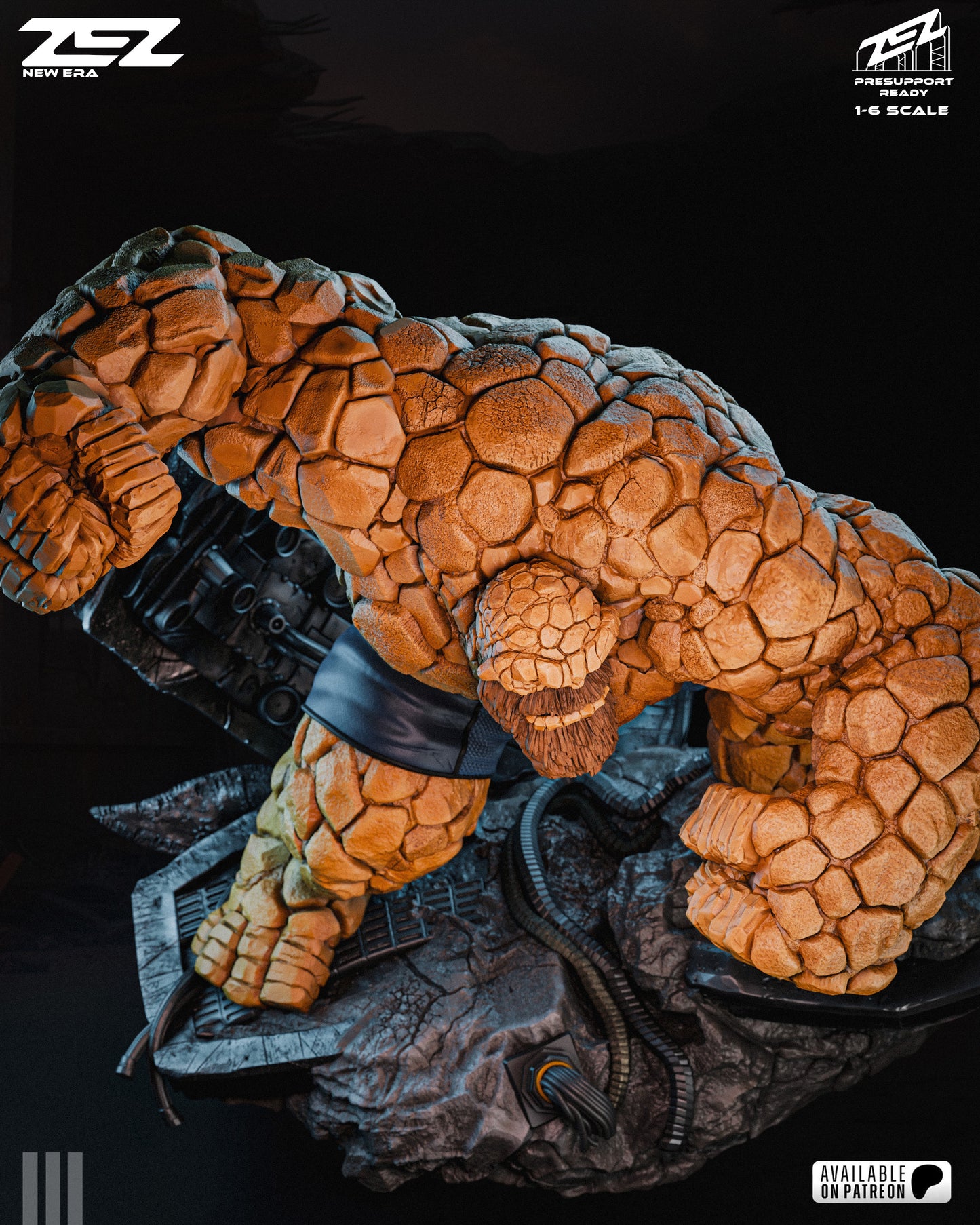 The Thing Resin Art (Design by ZEZ Studios)