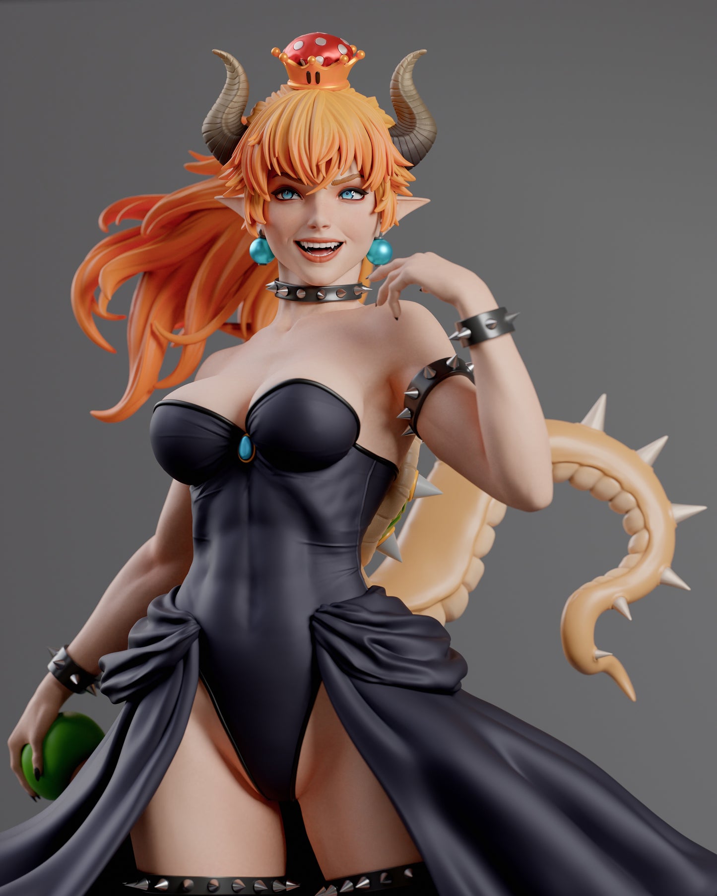 Bowsette Resin Fan Art - MTO (Abe3D)