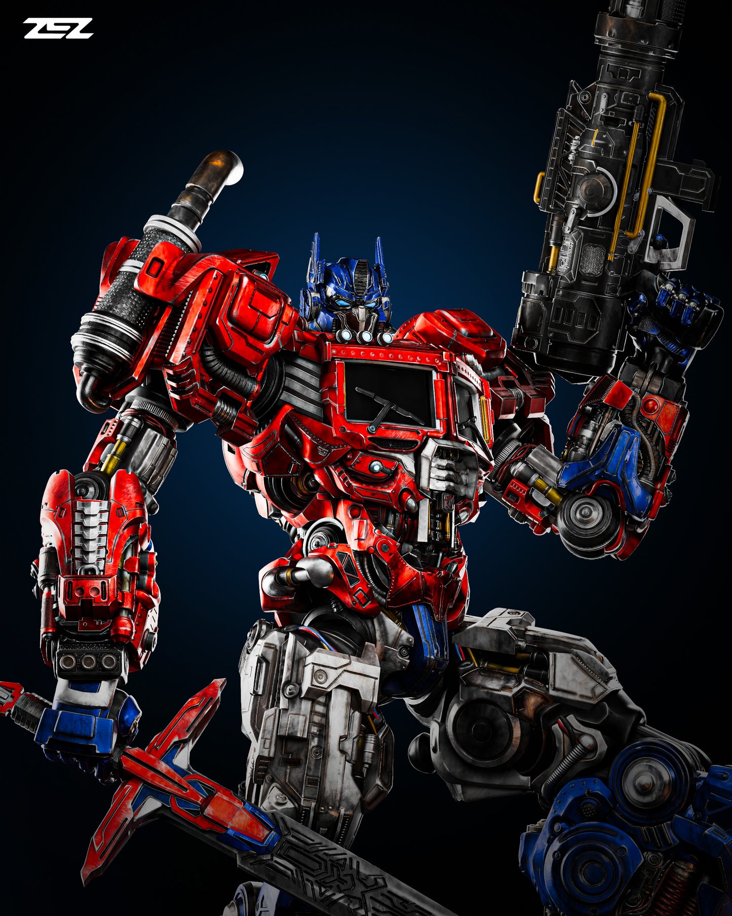 Optimus Prime Resin Sculpture Fan Art Pro - MTO (ZEZ)