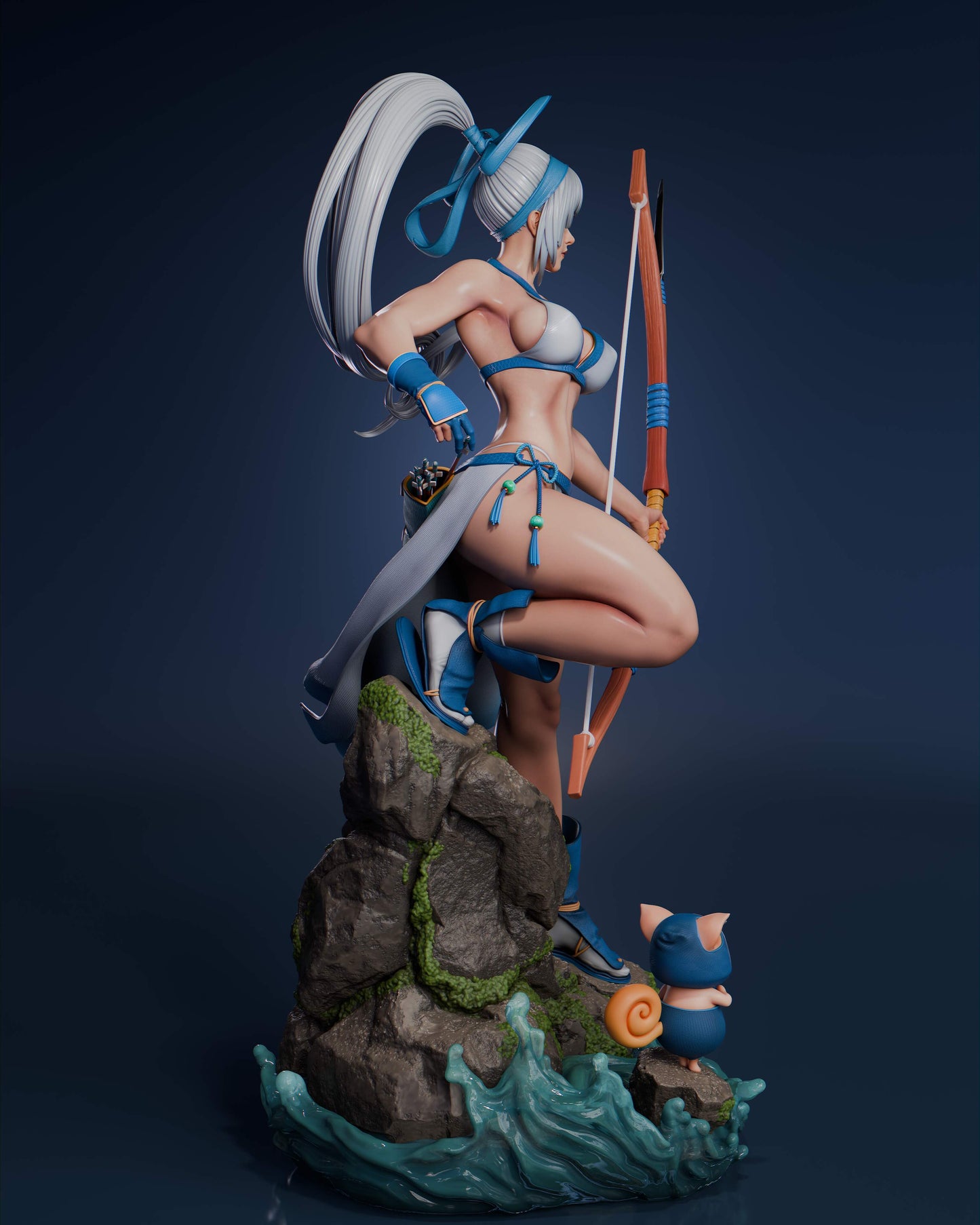 Mini Majikina Resin Fan Art (Design by Abe3D)