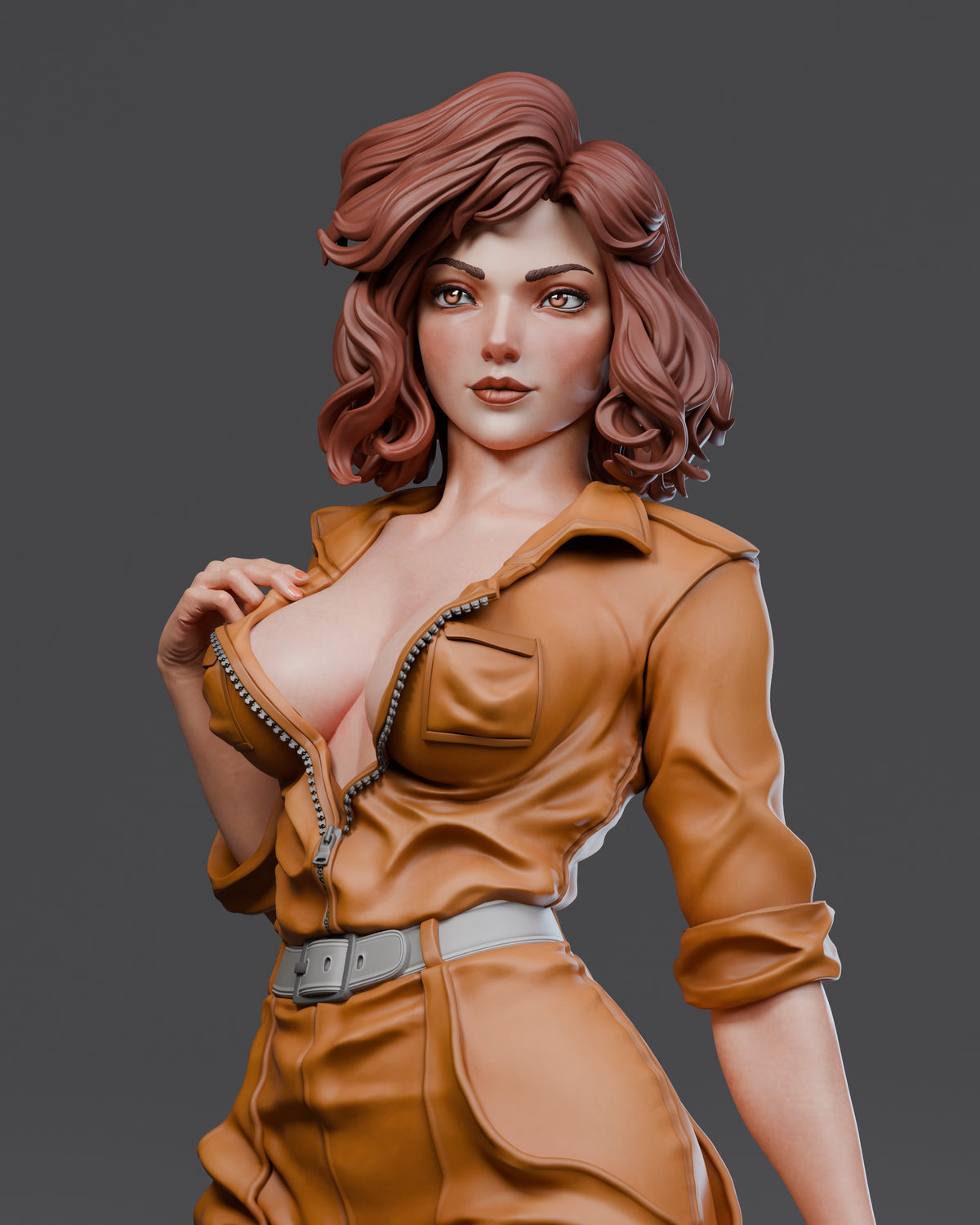 April O'Neil Resin Art (Design by Abe3D)