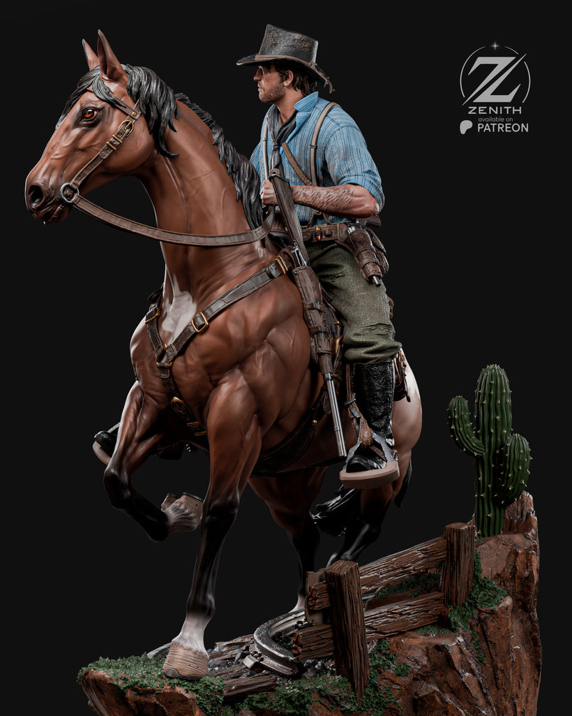 Arthur Morgan Resin Fan Art MTO (Design by Zenith)