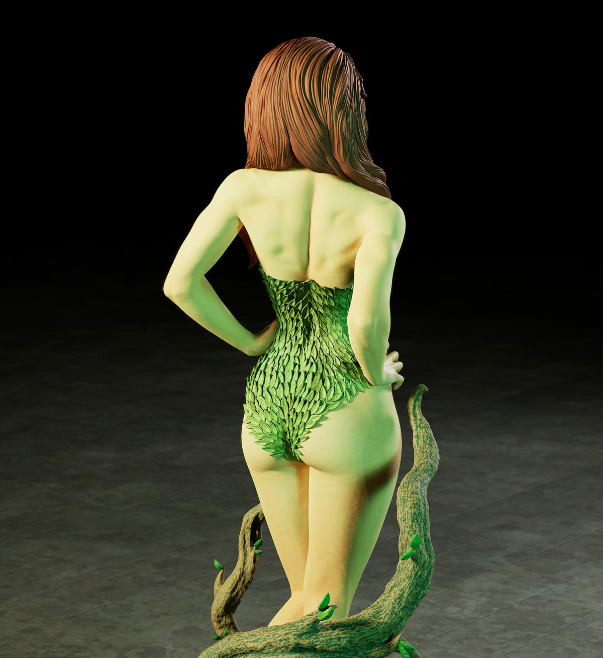 Poison Ivy Resin Art (Godlink Version)
