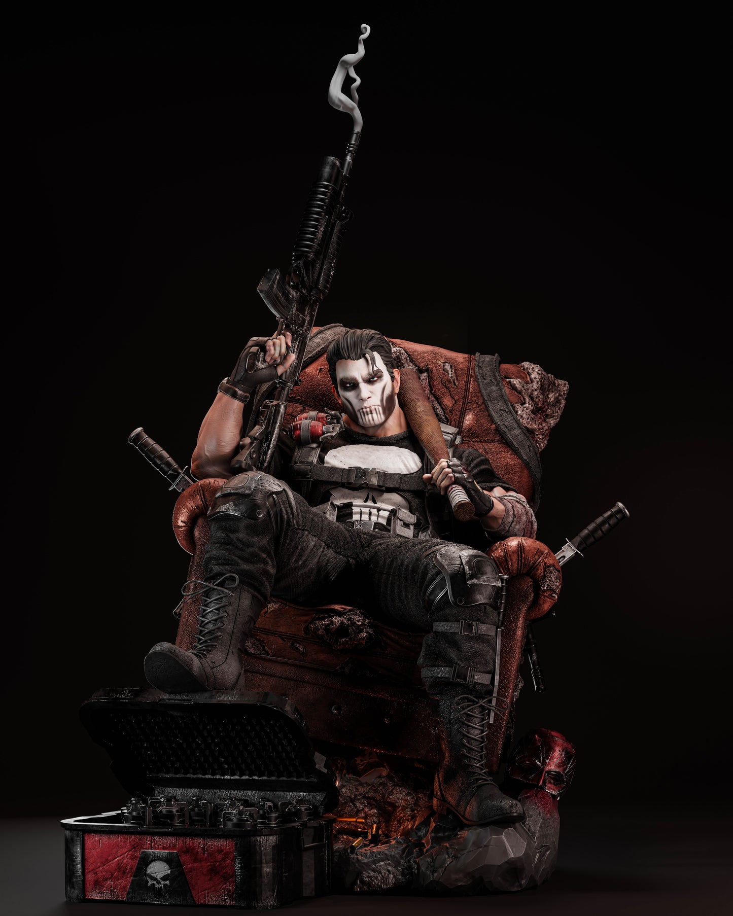 Punisher Resin Fan Art - MTO (ZEZ)