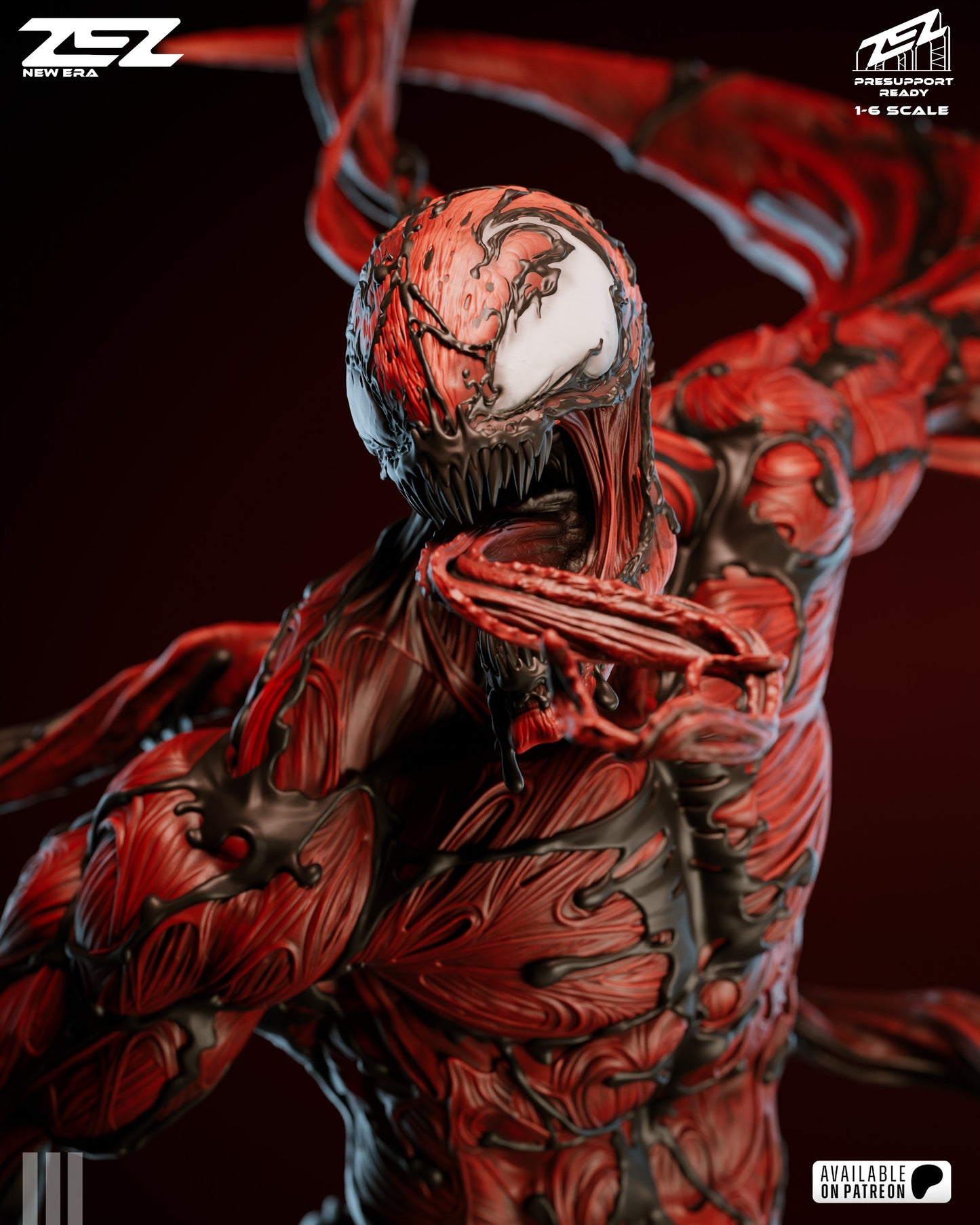 Carnage Resin Art (Design by ZEZ Studios)