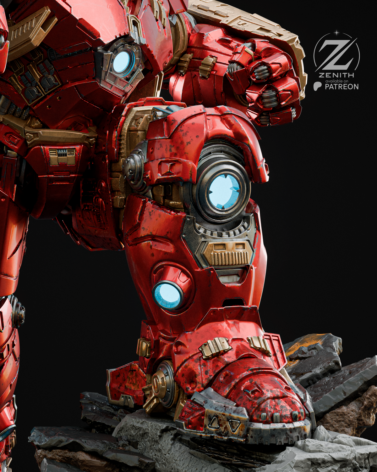 Hulkbuster Resin Art (Design by Zenith)