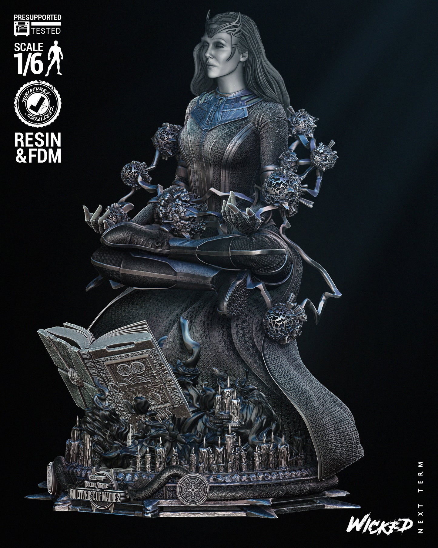 Scarlet Witch Resin Fan Art - MTO (B3D V2)