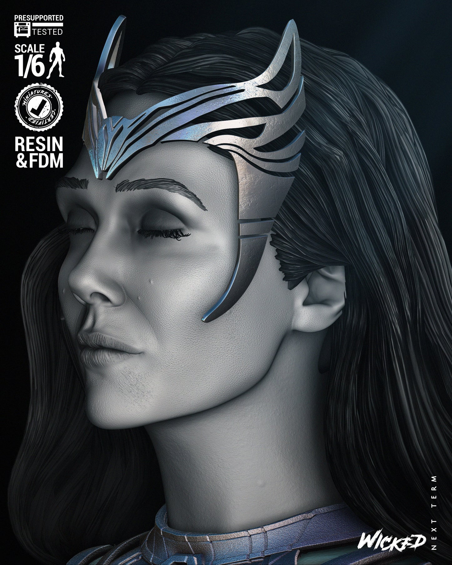 Scarlet Witch Resin Fan Art - MTO (B3D V2)