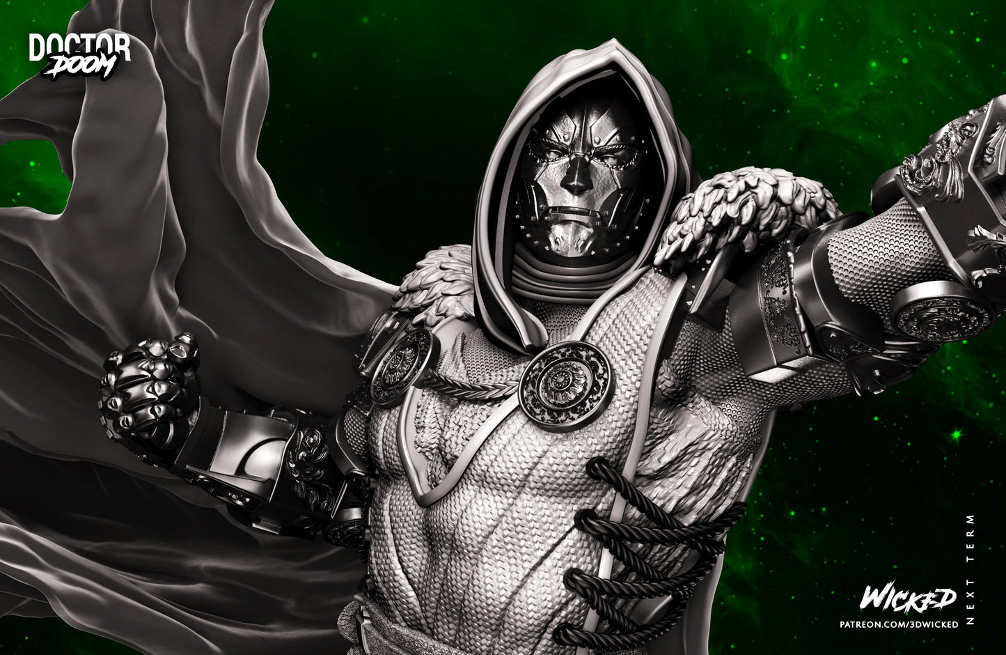 Dr. Doom Resin Fan Art - MTO (Wicked Studios)