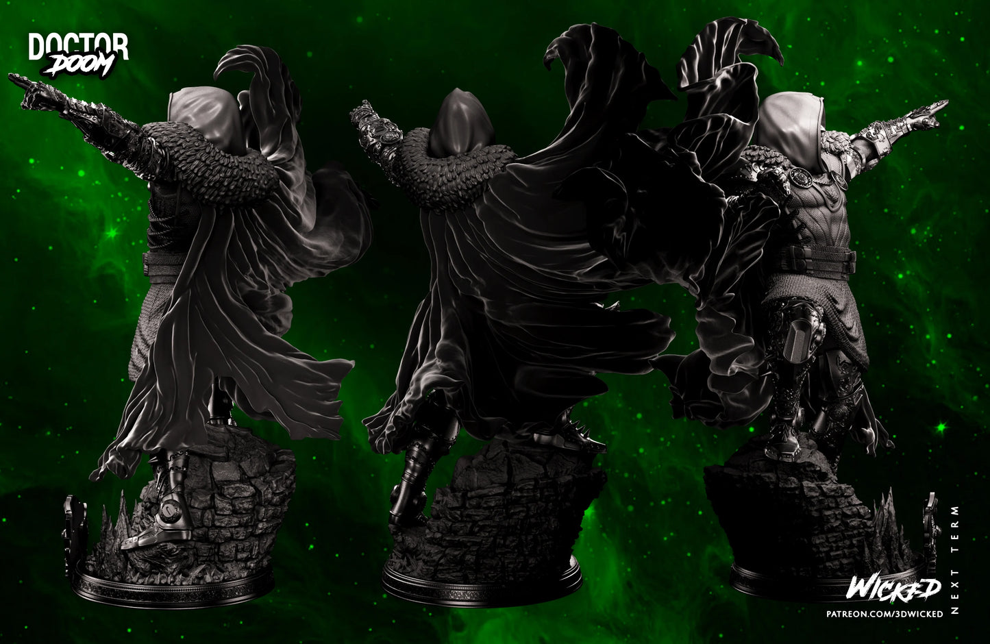 Dr. Doom Resin Fan Art - MTO (Wicked Studios)