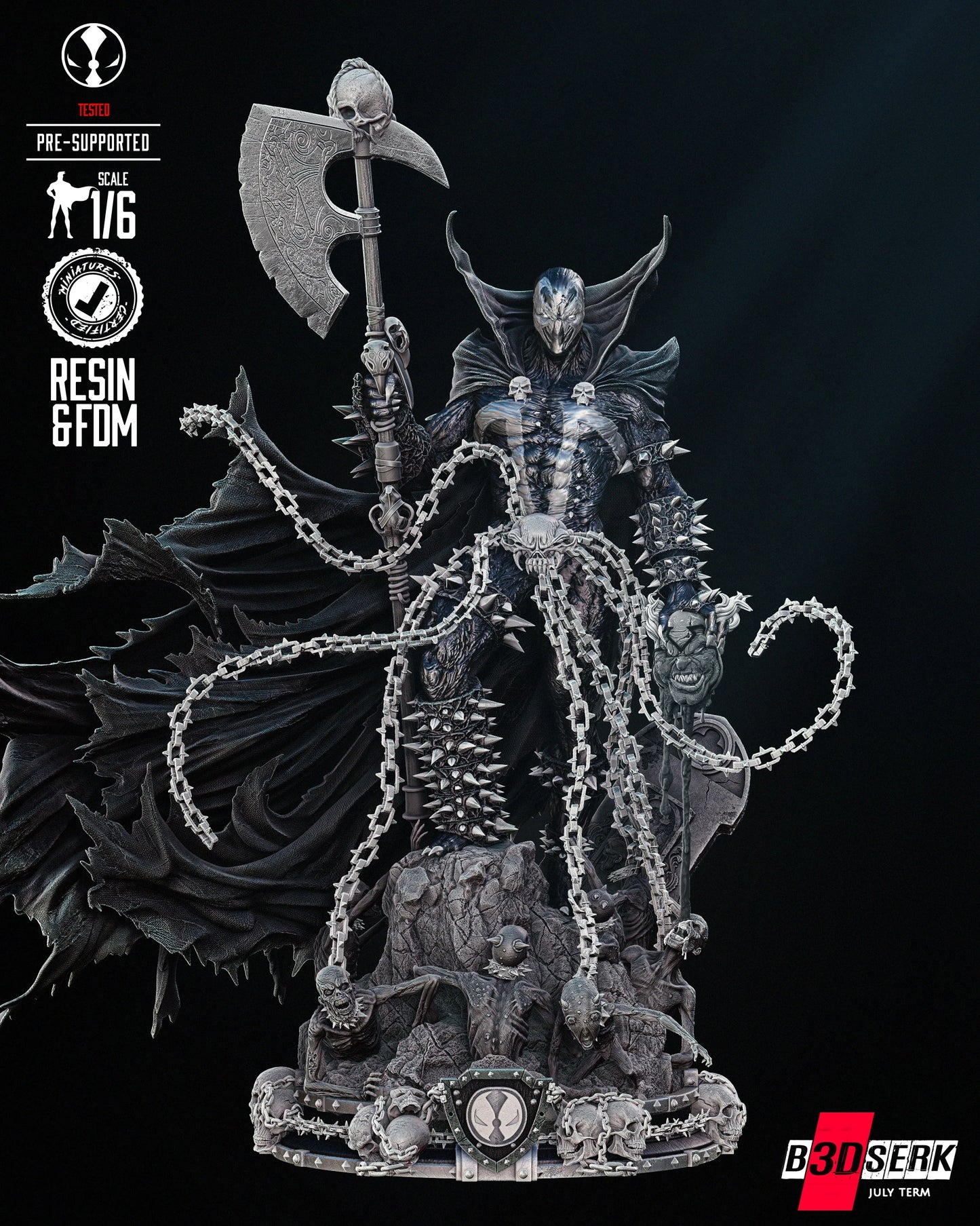 Spawn Collectible Resin Fan Art - MTO (B3D)