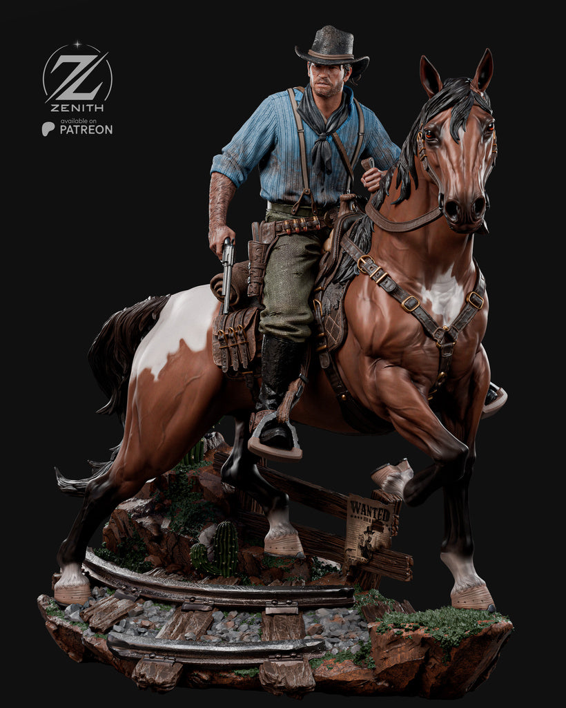 Arthur Morgan Resin Fan Art MTO (Design by Zenith)