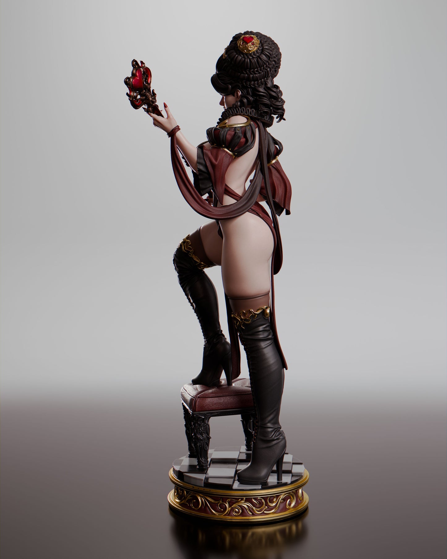 Queen of Hearts Resin Fan Art (Design by Abe3D)