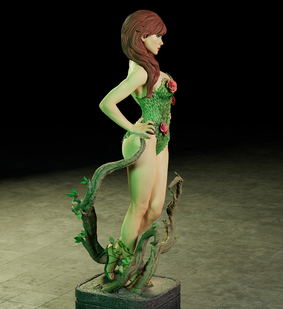 Poison Ivy Resin Art (Godlink Version)