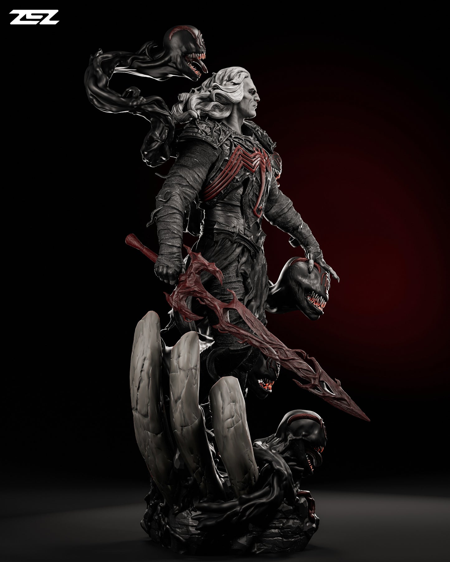 Knull Resin Sculpture Fan Art Pro - MTO (ZEZ)