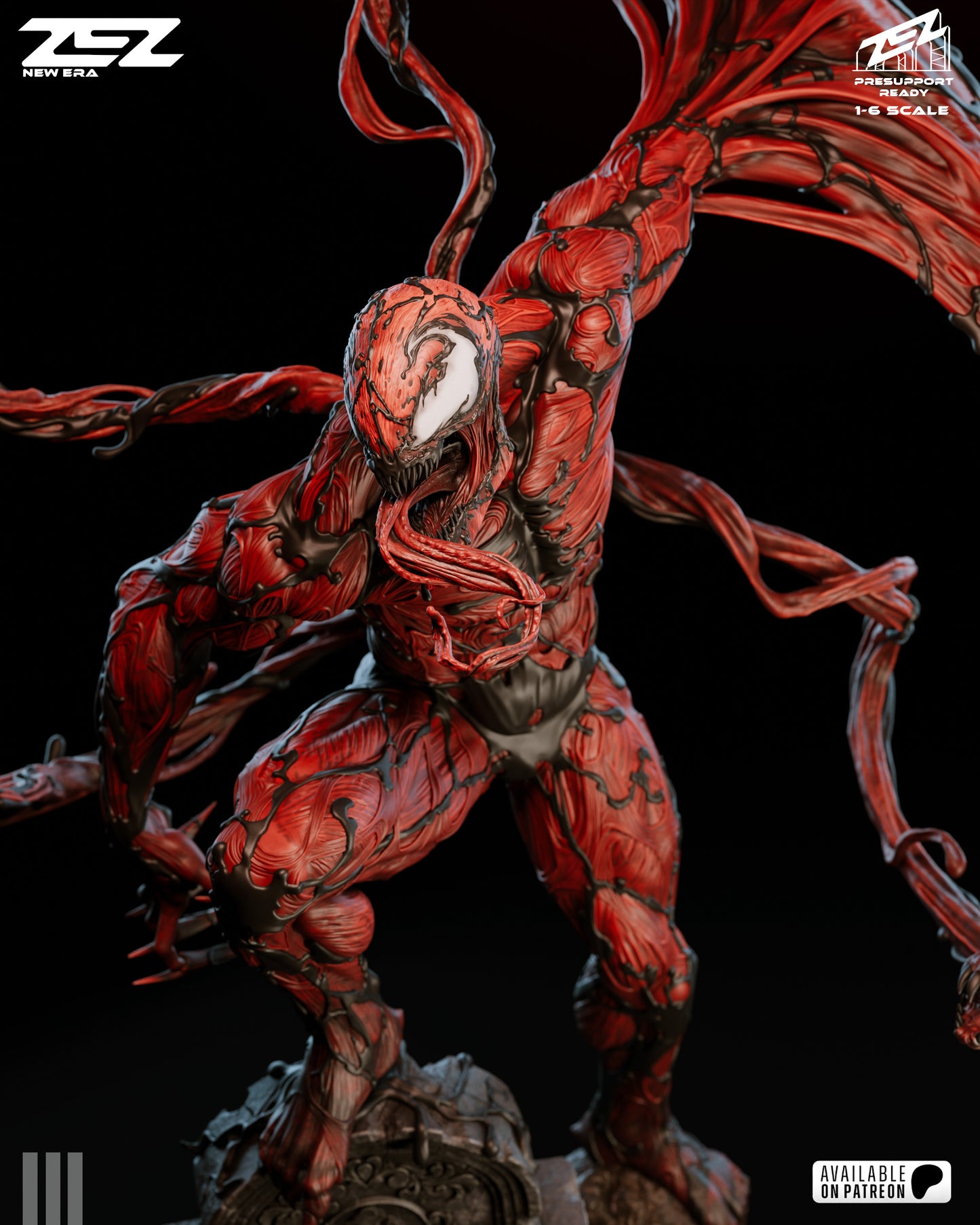 Carnage Resin Art (Design by ZEZ Studios)