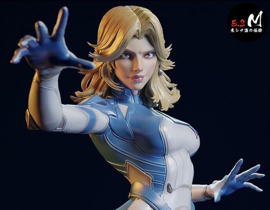 Invisible Woman Resin Art (East Sea Monster Version)