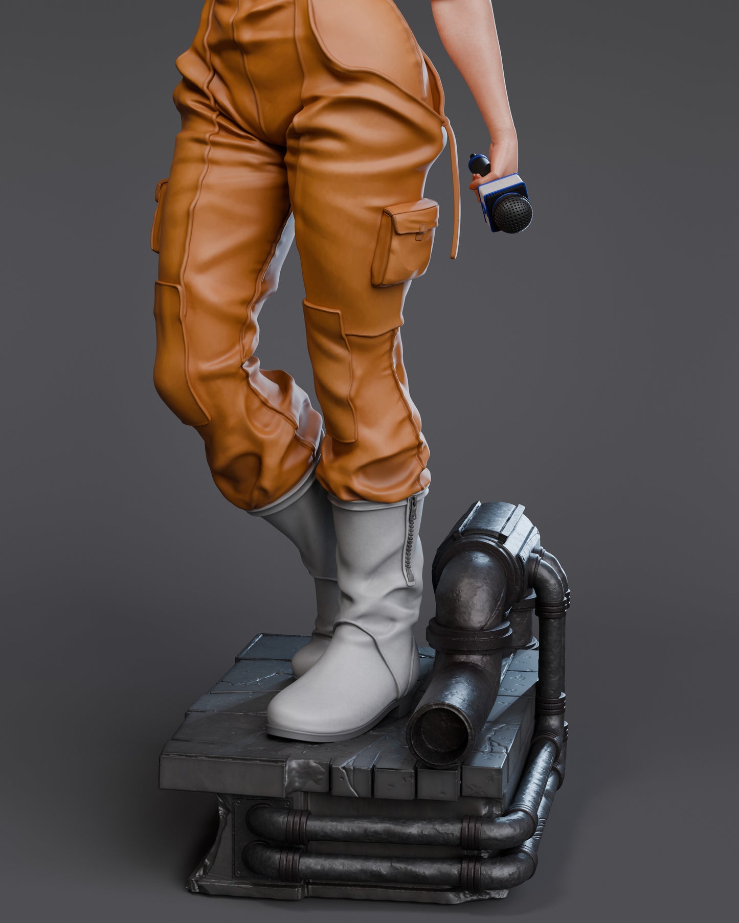 April O'Neil Resin Art (Design by Abe3D)