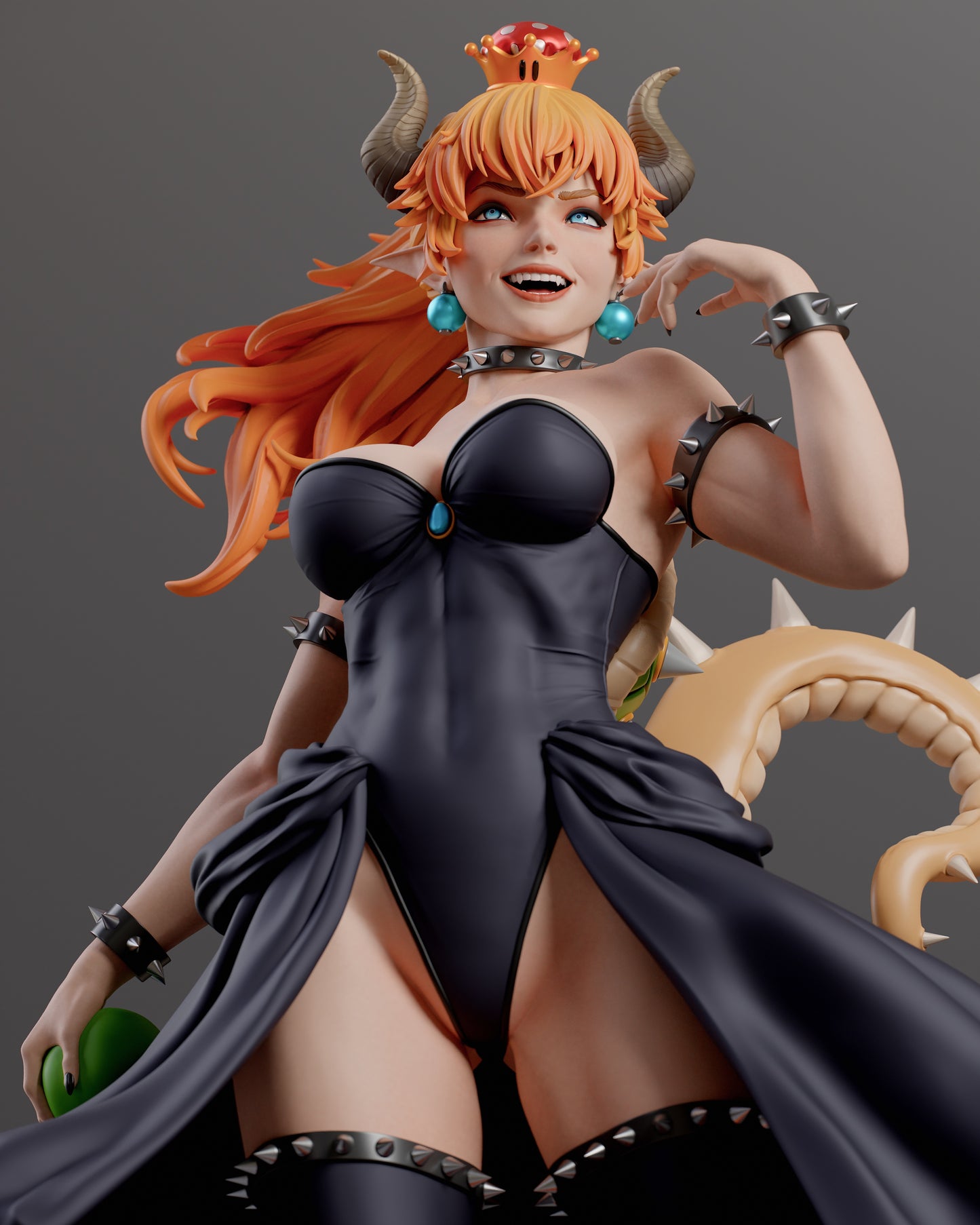 Bowsette Resin Fan Art - MTO (Abe3D)