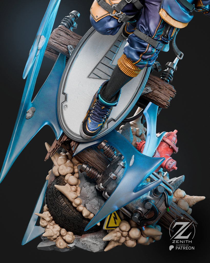 Static Shock Resin Fan Art MTO (Design by Zenith)