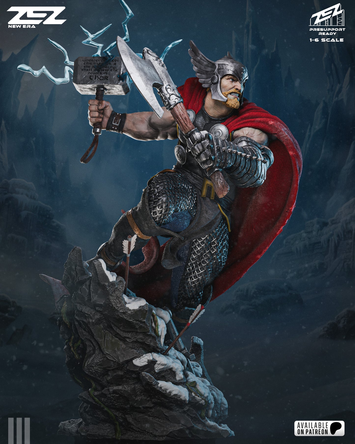 Thor Resin Art (Design by ZEZ Studios)