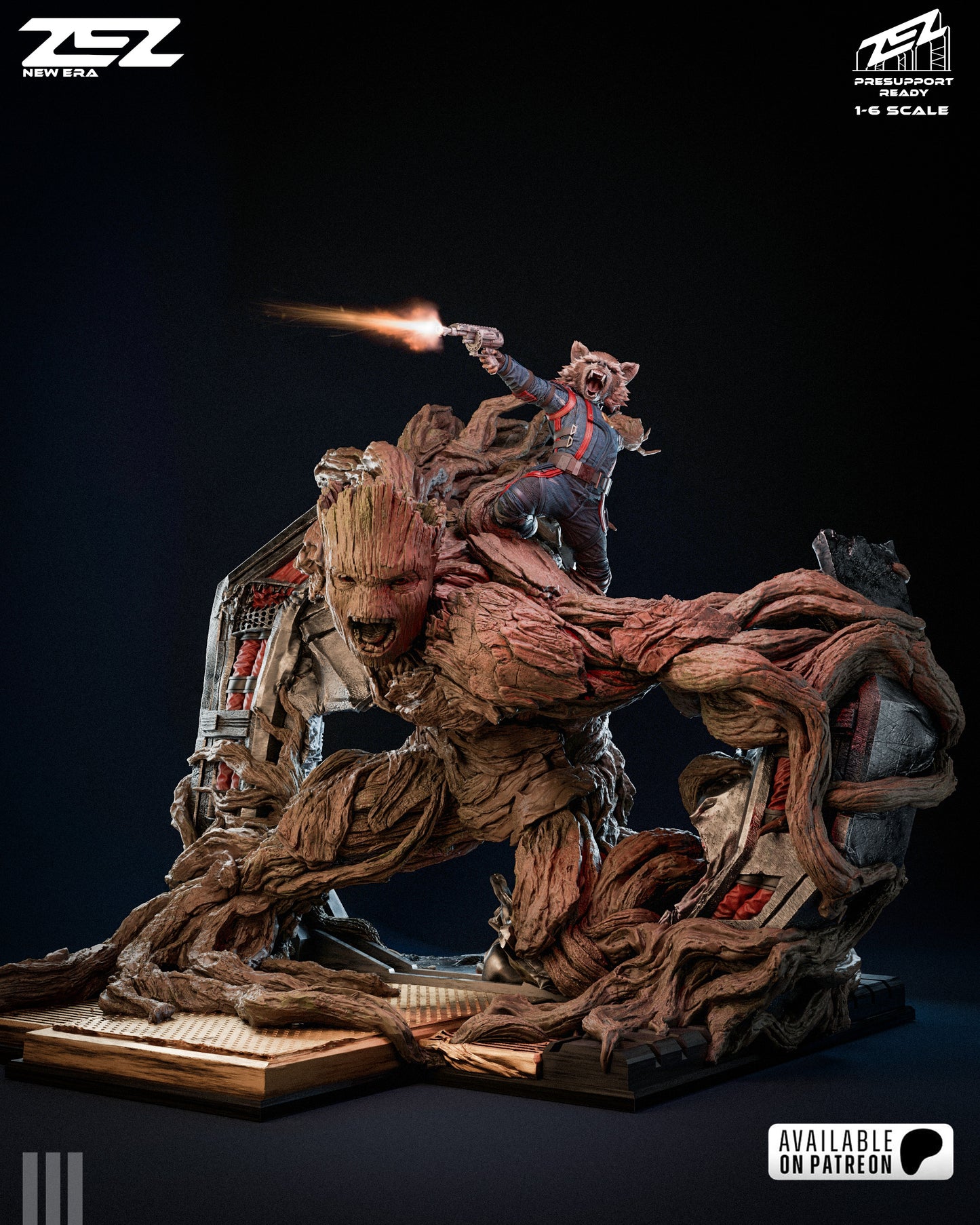 Rocket and Groot - MTO (Designed by ZEZ Studios)