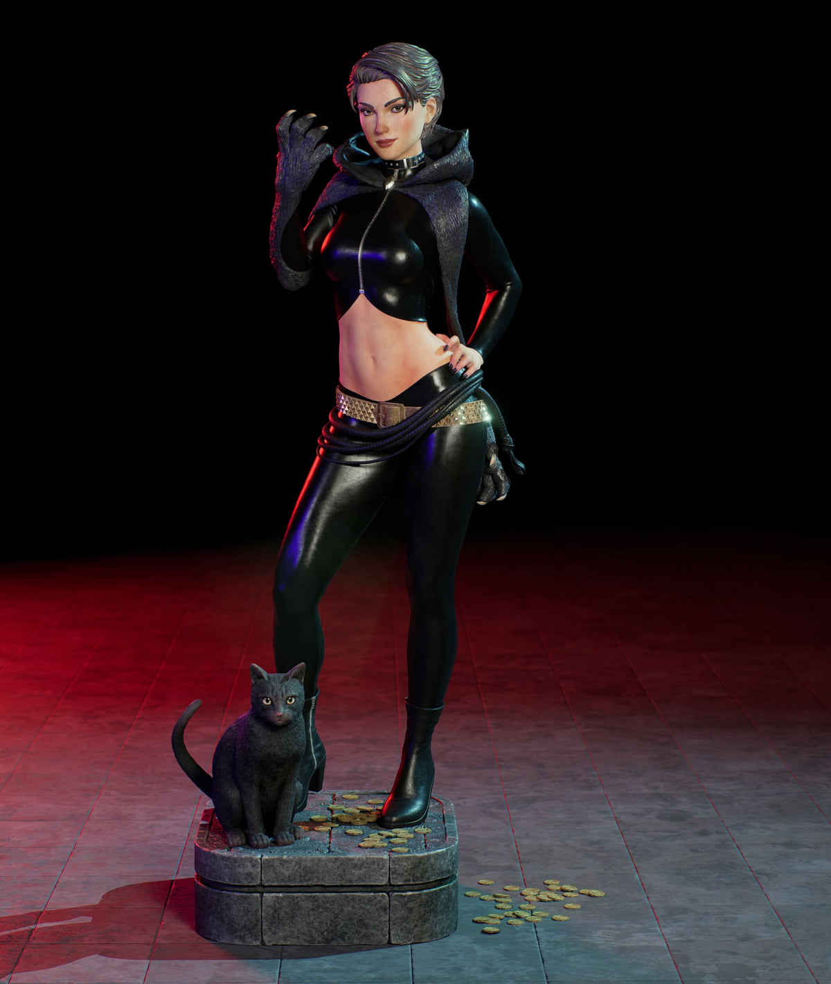 Catwoman Resin Art (Design by Godlink)