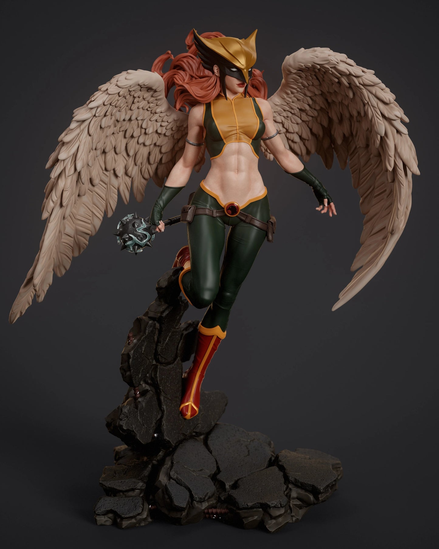 Hawkgirl Resin Fan Art - MTO (Abe3D)