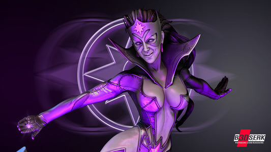 Star Sapphire Resin Sculpture Fan Art Pro Painted - MTO