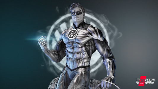 White Lantern Resin Sculpture Fan Art - MTO