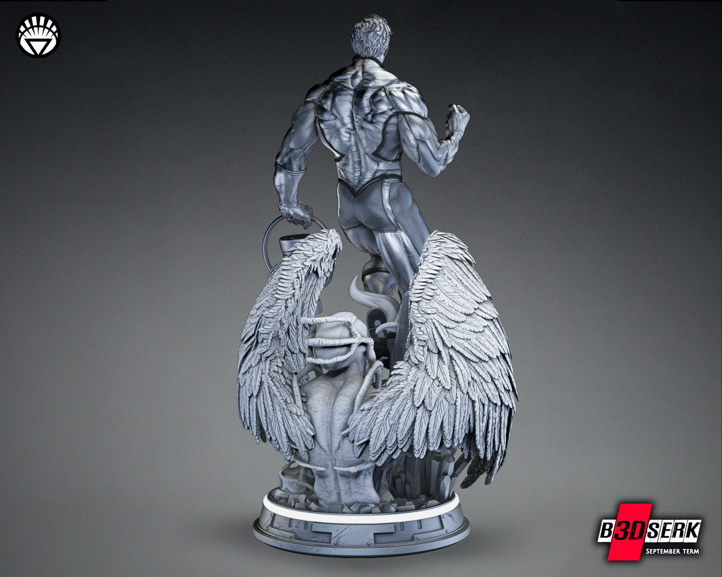 White Lantern Resin Sculpture Fan Art - MTO