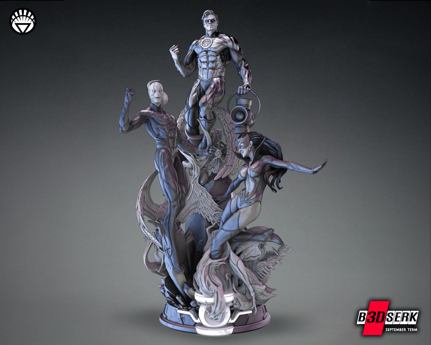 Lanterns Diorama Resin Sculpture Fan Art Pro Painted - MTO