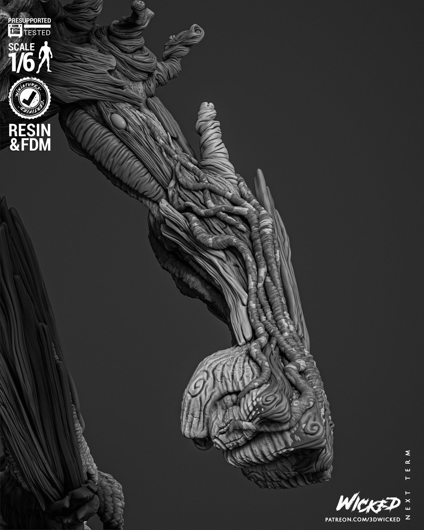 Groot and Rocket Resin Fan Art Sculpture