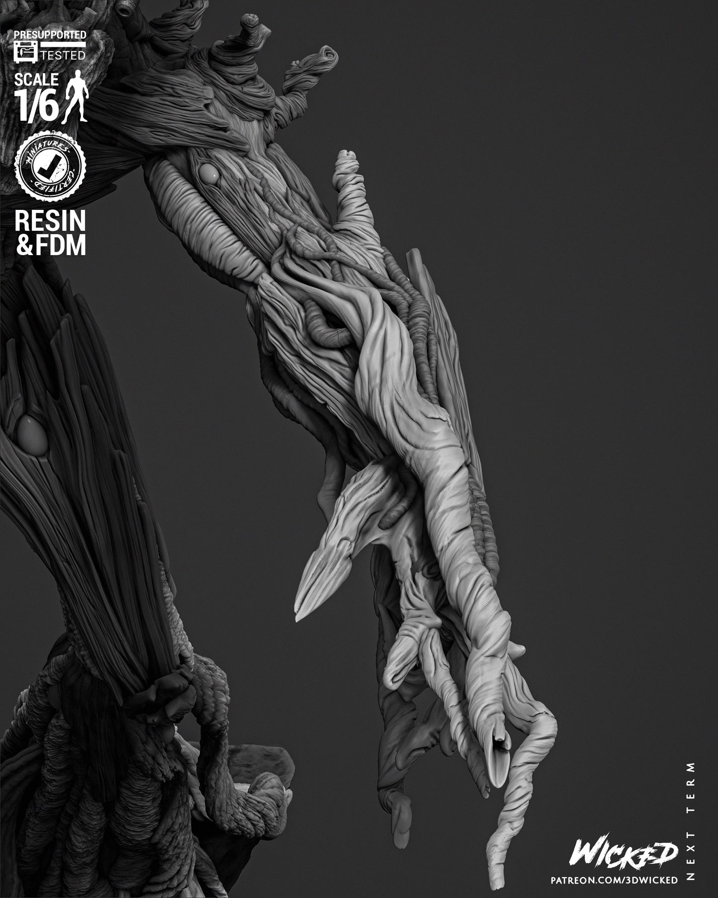 Groot and Rocket Resin Fan Art Sculpture