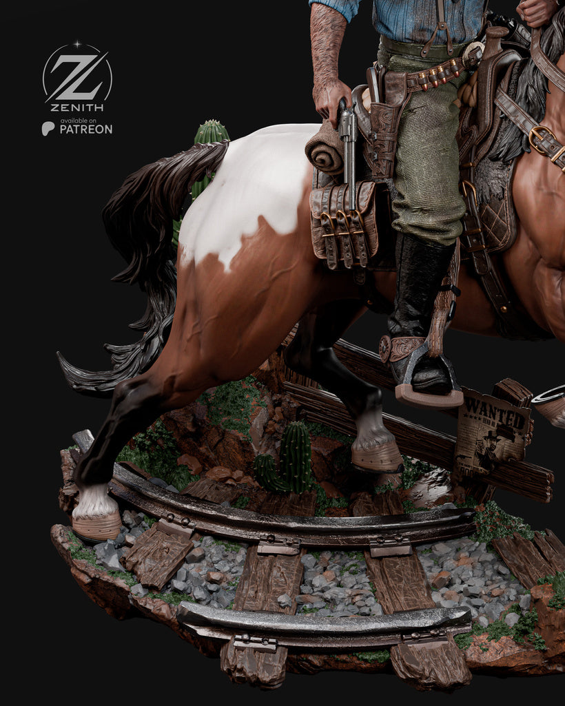 Arthur Morgan Resin Fan Art MTO (Design by Zenith)