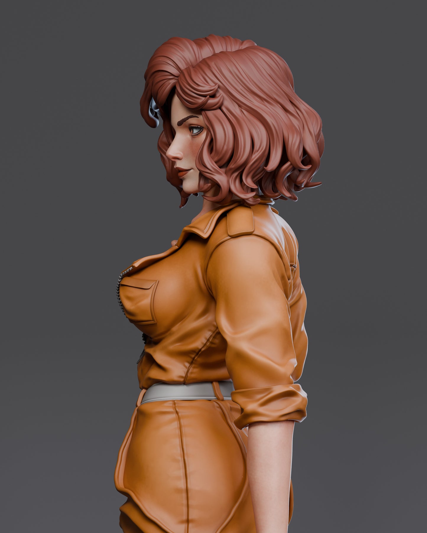 April O'Neil Resin Art (Design by Abe3D)