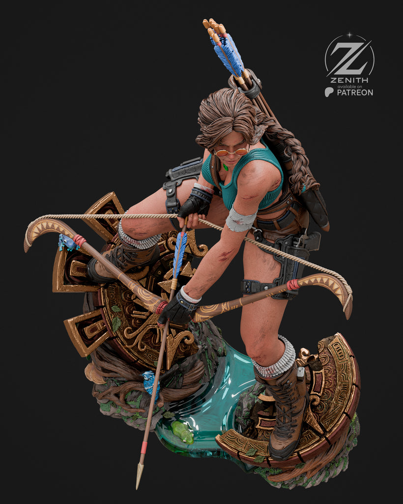 Lara Croft Resin Fan Art MTO (Design by Zenith)