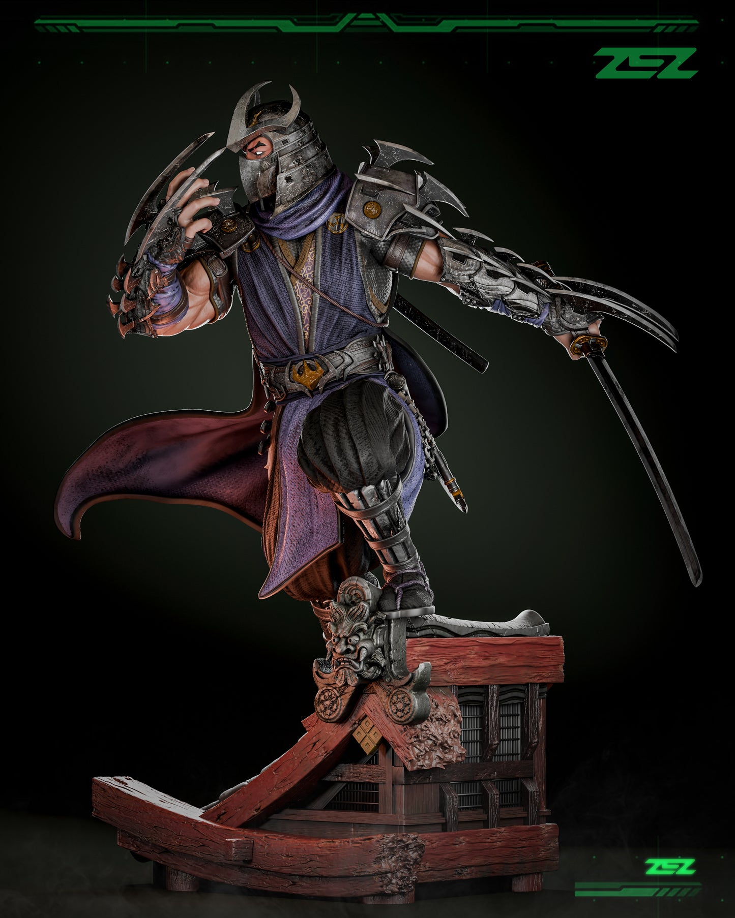 Shredder Resin Fan Art - MTO (ZEZ)