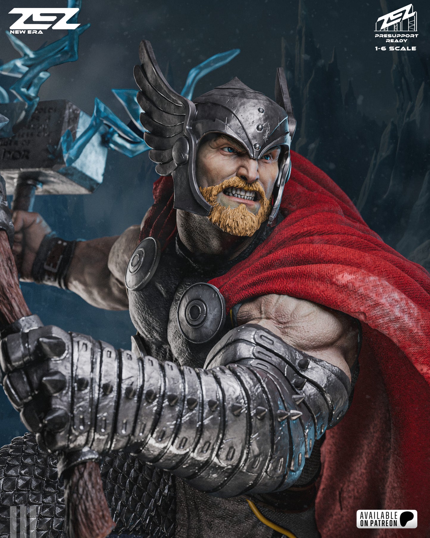 Thor Resin Art (Design by ZEZ Studios)
