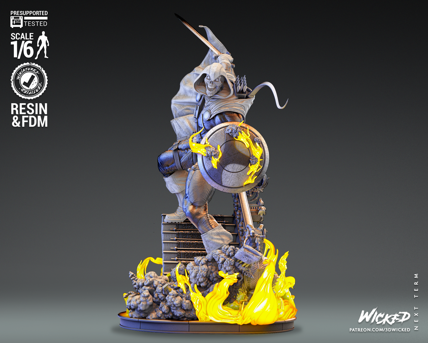 Taskmaster Resin Fan Art - MTO (Wicked)