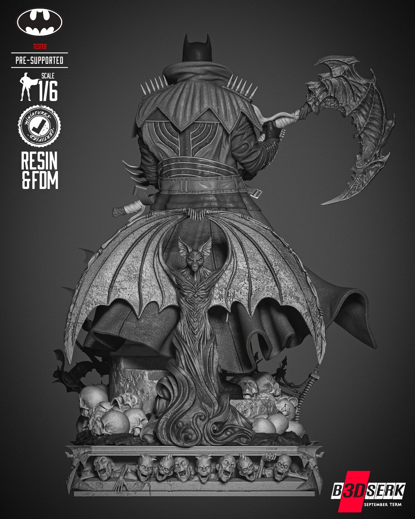 Batman Dark Knights Resin Fan Art - MTO (B3D)