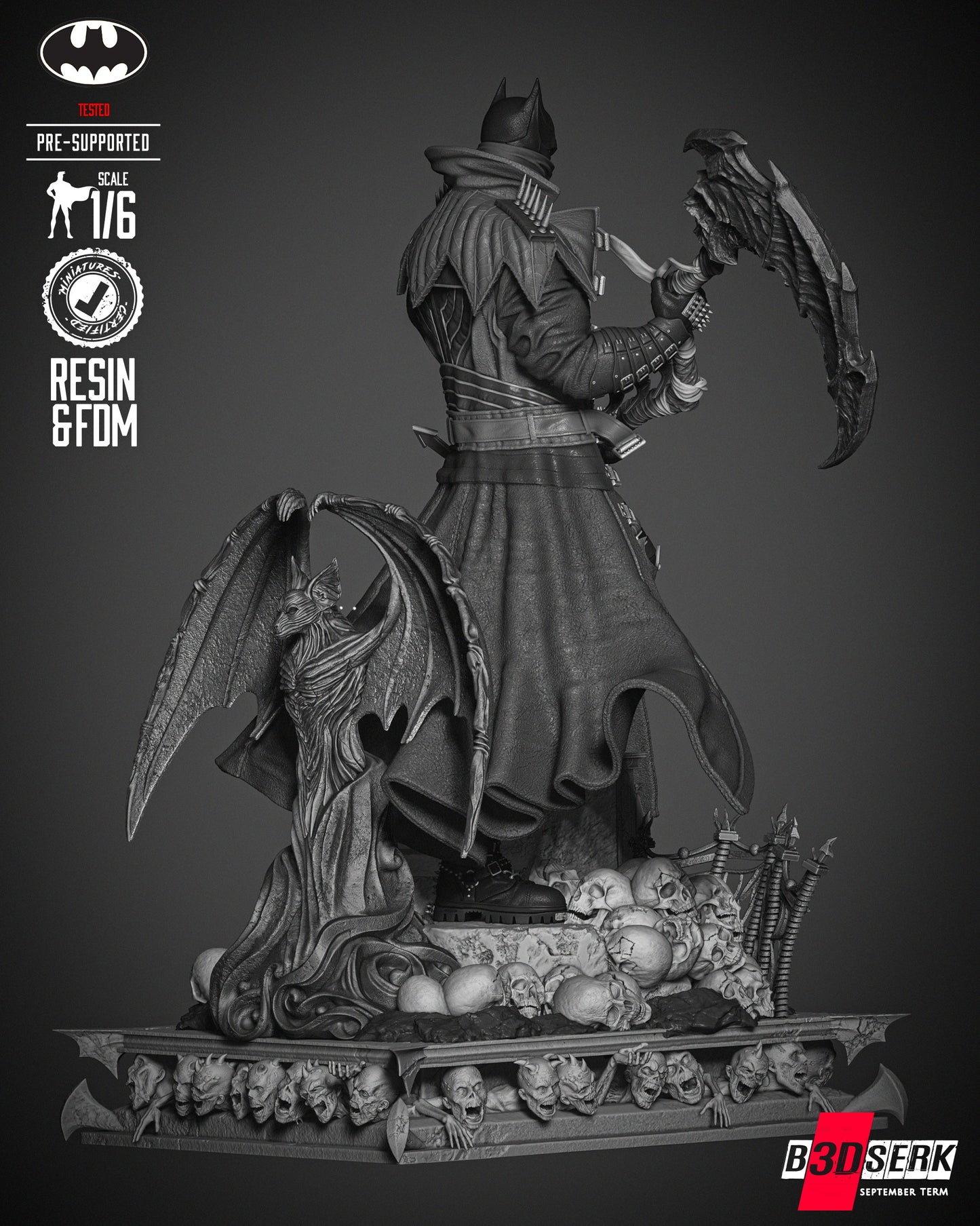 Batman Dark Knights Resin Fan Art - MTO (B3D)